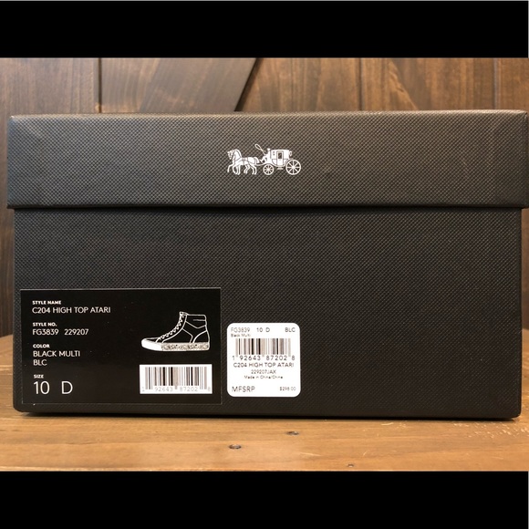 NWT Authentic Coach Special Edition Atari High Top - Picture 4 of 7